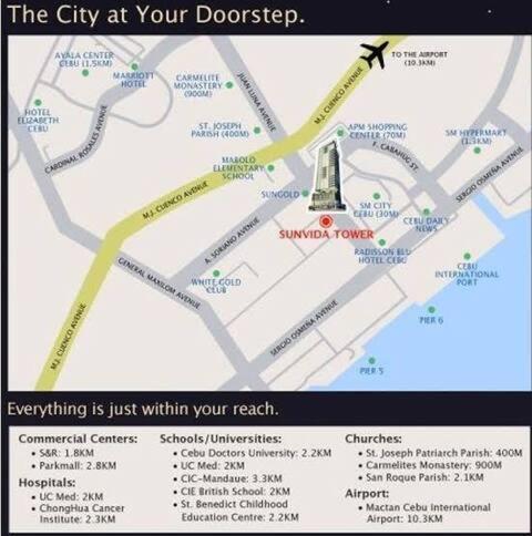 Sunvida Tower Residences Infront Of Sm City سيبو المظهر الخارجي الصورة
